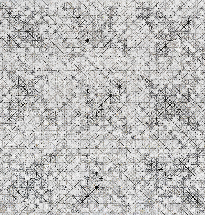 Detailansicht, Ding Yi, Appearance of Crosses 2019-13, 2019 Detailansicht, Ding Yi, Appearance of Crosses 2019-13, 2019