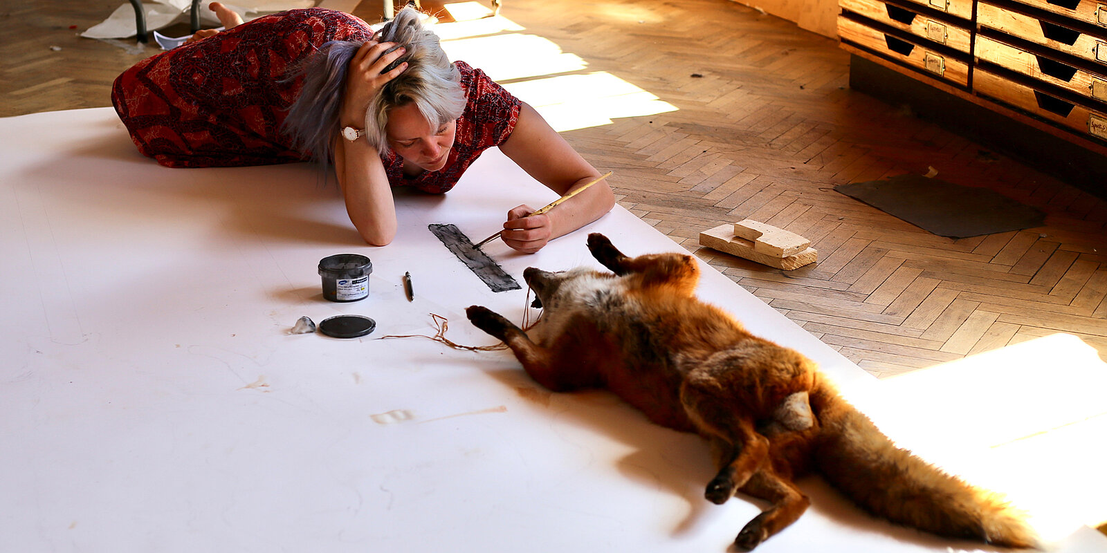 Claire Morgan, Atelier der Künstlerin, 2018 Claire Morgan, Atelier der Künstlerin, 2018